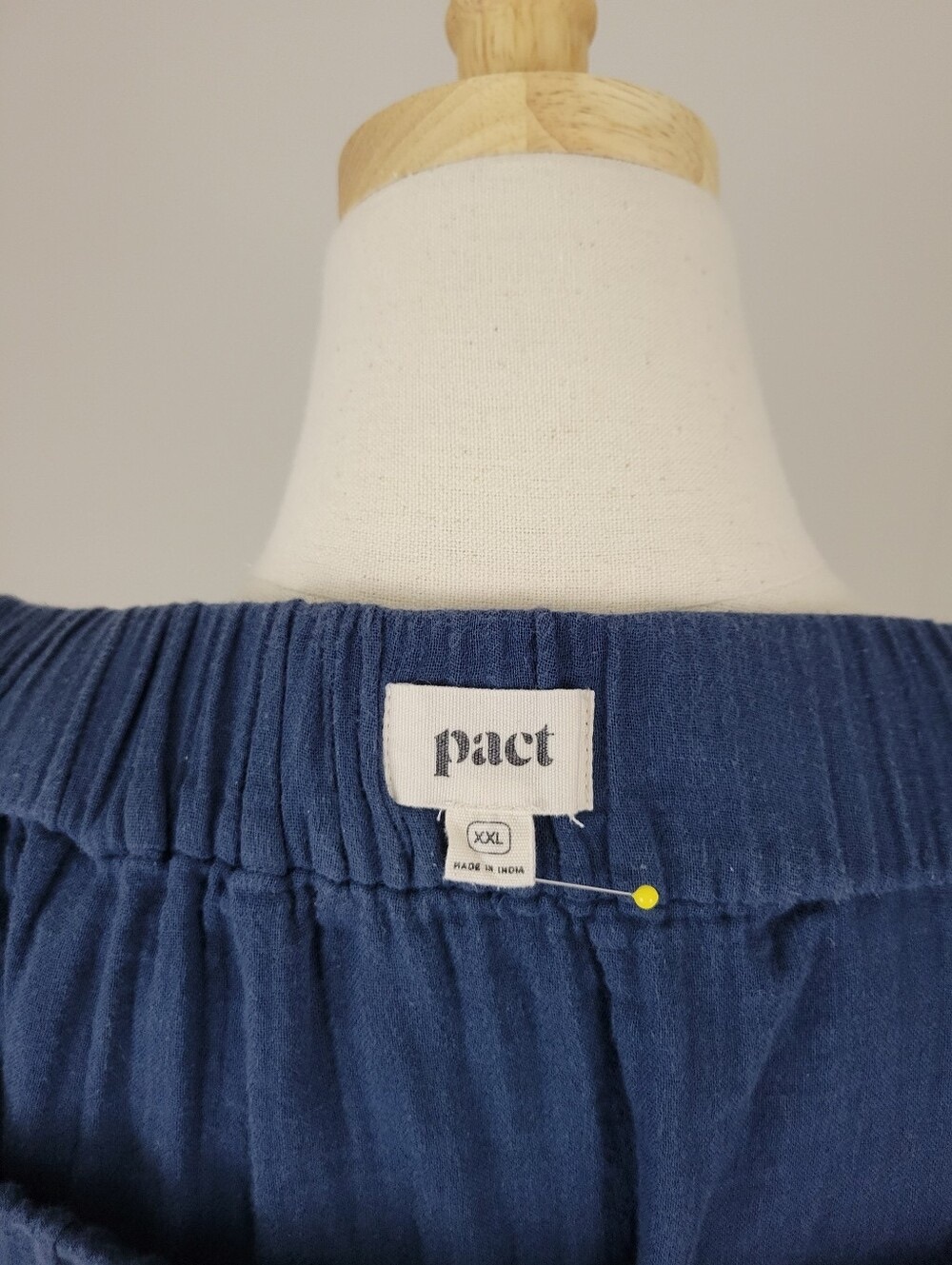 Pact Blue Maxi Skirt with Side Slit - Picture 4 of 4
